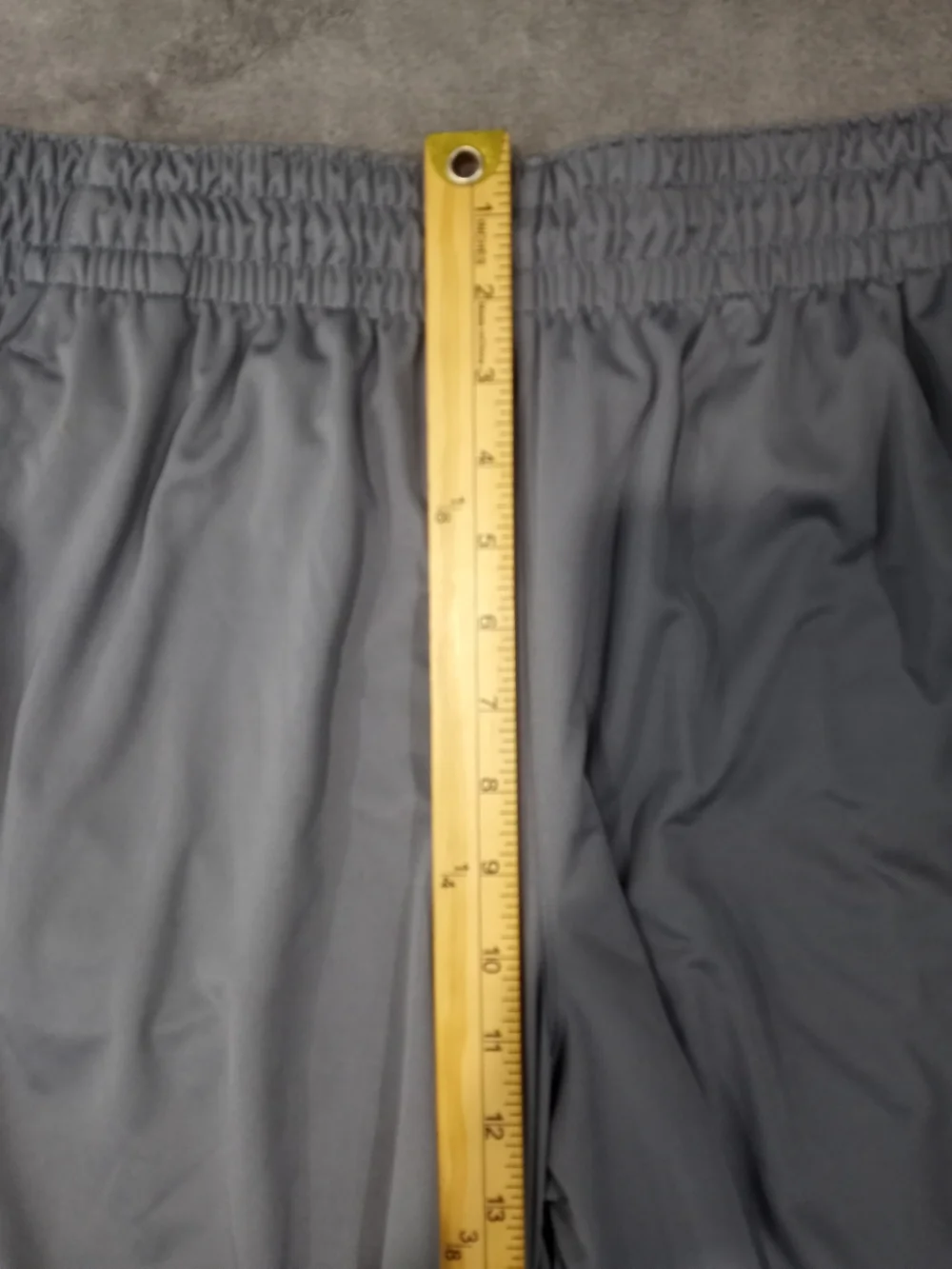 Jordan Light Gray Men's Athletic Shorts with Jump Logo Size XXL